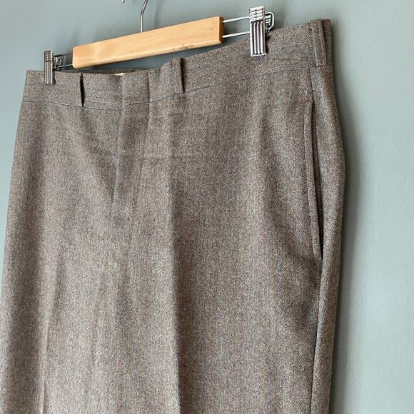 Vintage NORDSTROM 2 PIECE Men's 42 Trousers Sports Coat Wool Herringbone Classic - Picture 9 of 16